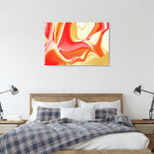 Liebe und Gold Abstrakt 3D Rainbowart Leinwanddruck (Insitu (Schlafzimmer))