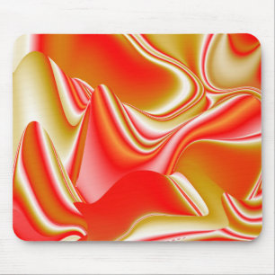 Liebe und Gold Abstrakt 3D Rainbowart Mousepad