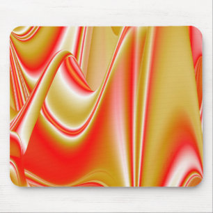 Liebe und Gold Abstrakt 3D Rainbowart Mousepad