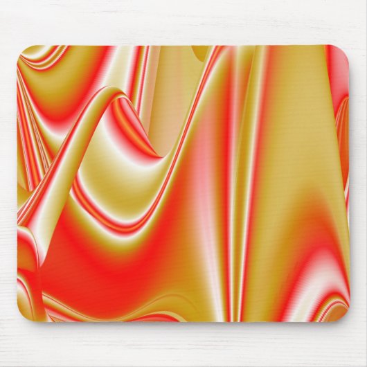 Liebe und Gold Abstrakt 3D Rainbowart Mousepad (Vorne)