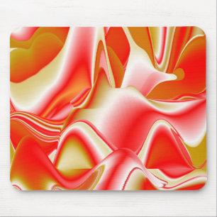 Liebe und Gold Abstrakt 3D Rainbowart Mousepad