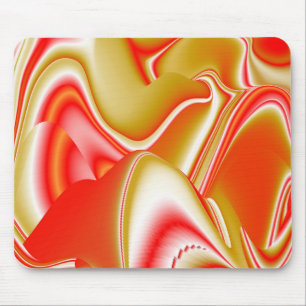 Liebe und Gold Abstrakt 3D Rainbowart Mousepad