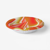 Liebe und Gold Abstrakt 3D Rainbowart Pappteller (Gewinkelt)