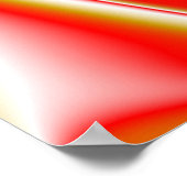 Liebe und Gold Abstrakt 3D Rainbowart Poster (Ecke)