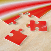 Liebe und Gold Abstrakt 3D Rainbowart Puzzle (Seite)