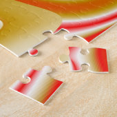 Liebe und Gold Abstrakt 3D Rainbowart Puzzle (Seite)