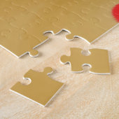 Liebe und Gold Abstrakt 3D Rainbowart Puzzle (Seite)