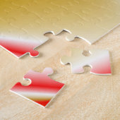 Liebe und Gold Abstrakt 3D Rainbowart Puzzle (Seite)