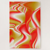 Liebe und Gold Abstrakt 3D Rainbowart Puzzle (Vertikal)