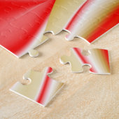 Liebe und Gold Abstrakt 3D Rainbowart Puzzle (Seite)