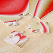 Liebe und Gold Abstrakt 3D Rainbowart Puzzle (Seite)