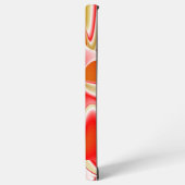 Liebe und Gold Abstrakt 3D Rainbowart Samsung Galaxy Hülle (Linke Seite)