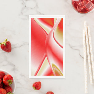 Liebe und Gold Abstrakt 3D Rainbowart Serviette