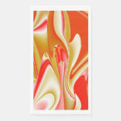 Liebe und Gold Abstrakt 3D Rainbowart Serviette (Vorderseite)