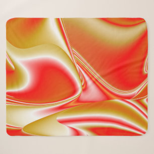 Liebe und Gold Abstrakt 3D Rainbowart Sherpadecke