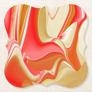 Liebe und Gold Abstrakt 3D Rainbowart Untersetzer