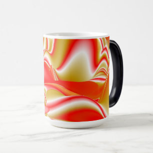 Liebe und Gold Abstrakt 3D Rainbowart Verwandlungstasse