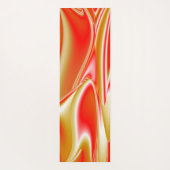 Liebe und Gold Abstrakt 3D Rainbowart Yogamatte (Rückseite)