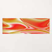 Liebe und Gold Abstrakt 3D Rainbowart Yogamatte (Vorderseite (Horizontal))