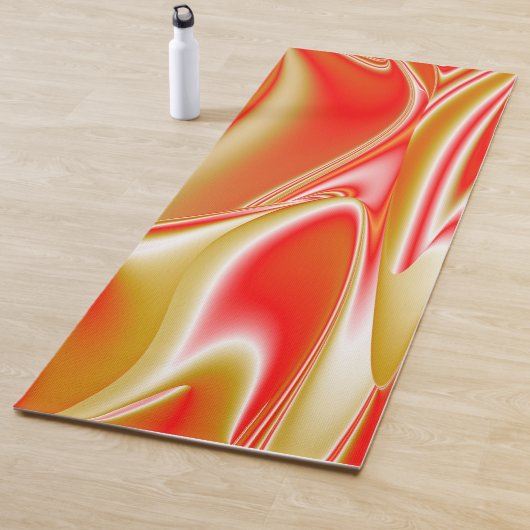 Liebe und Gold Abstrakt 3D Rainbowart Yogamatte (Beispiel)