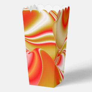 Liebe und Gold Abstrakt 3D Regenbogenkunst Geschenkschachtel
