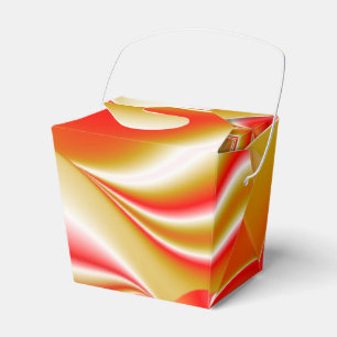 Liebe und Gold Abstrakt 3D Regenbogenkunst Geschenkschachtel
