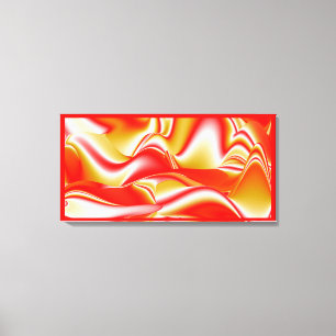 Liebe und Gold Abstrakt 3D Regenbogenkunst Leinwanddruck