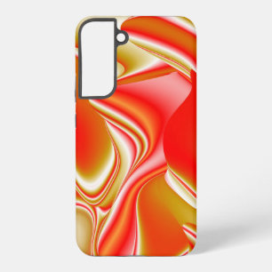 Liebe und Gold Abstrakt 3D Regenbogenkunst Samsung Galaxy Hülle