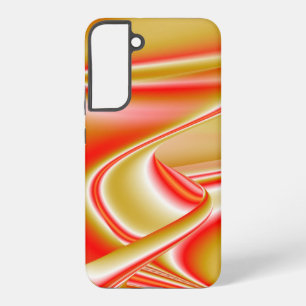 Liebe und Gold Abstrakt 3D Regenbogenkunst Samsung Galaxy Hülle