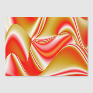 Liebe und Gold Abstrakte 3D-Rainbowart-Magnetkarte Magnetkarte