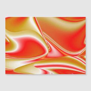 Liebe und Gold Abstrakte 3D-Rainbowart-Magnetkarte Magnetkarte