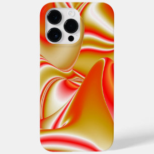 Liebe und Gold Abstrakte 3D Regenbogenkunst Case-Mate iPhone 14 Pro Max Hülle