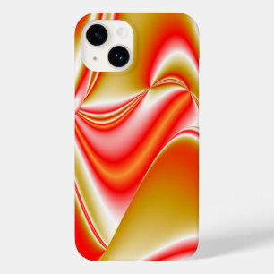 Liebe und Gold Abstrakte 3D Regenbogenkunst Case-Mate iPhone 14 Hülle