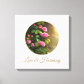 Liebe und Harmonie - überzogene Leinwand (Vorderseite)
