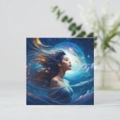 Liebe- und Heilwüsten senden Karte (Stehend Vorderseite)