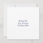 Liebe- und Heilwüsten senden Karte (Rückseite)