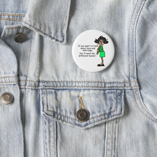 Liebe-und Heirat-Spaß Button (Beispiel)