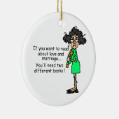 Liebe-und Heirat-Spaß Keramikornament (Rechts)