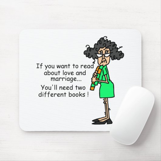 Liebe-und Heirat-Spaß Mousepad (Mit Mouse)