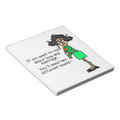 Liebe-und Heirat-Spaß Notizblock (angewinkelt)