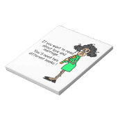 Liebe-und Heirat-Spaß Notizblock (Rotiert)