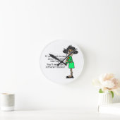 Liebe-und Heirat-Spaß Runde Wanduhr (Zuhause)