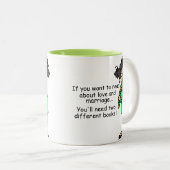 Liebe-und Heirat-Spaß Zweifarbige Tasse (VorderseiteRechts)