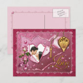 Liebe und Herz - Anpassen Postkarte (Vorne/Hinten)