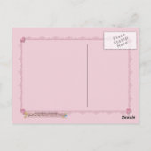 Liebe und Herz - Anpassen Postkarte (Rückseite)