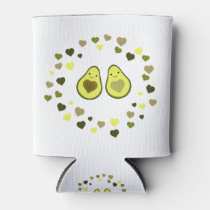 Liebe und Herz Avocados Dosenkühler