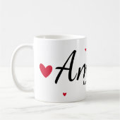 Liebe und Herz Kaffeetasse (Links)
