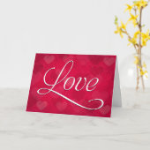 Liebe und Herz Karte (Gelbe Blume)