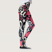 Liebe- und Herz-Leggings Leggings (Rechts)