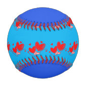 Liebe und Herz romantisches Design Baseball (Vorderseite)